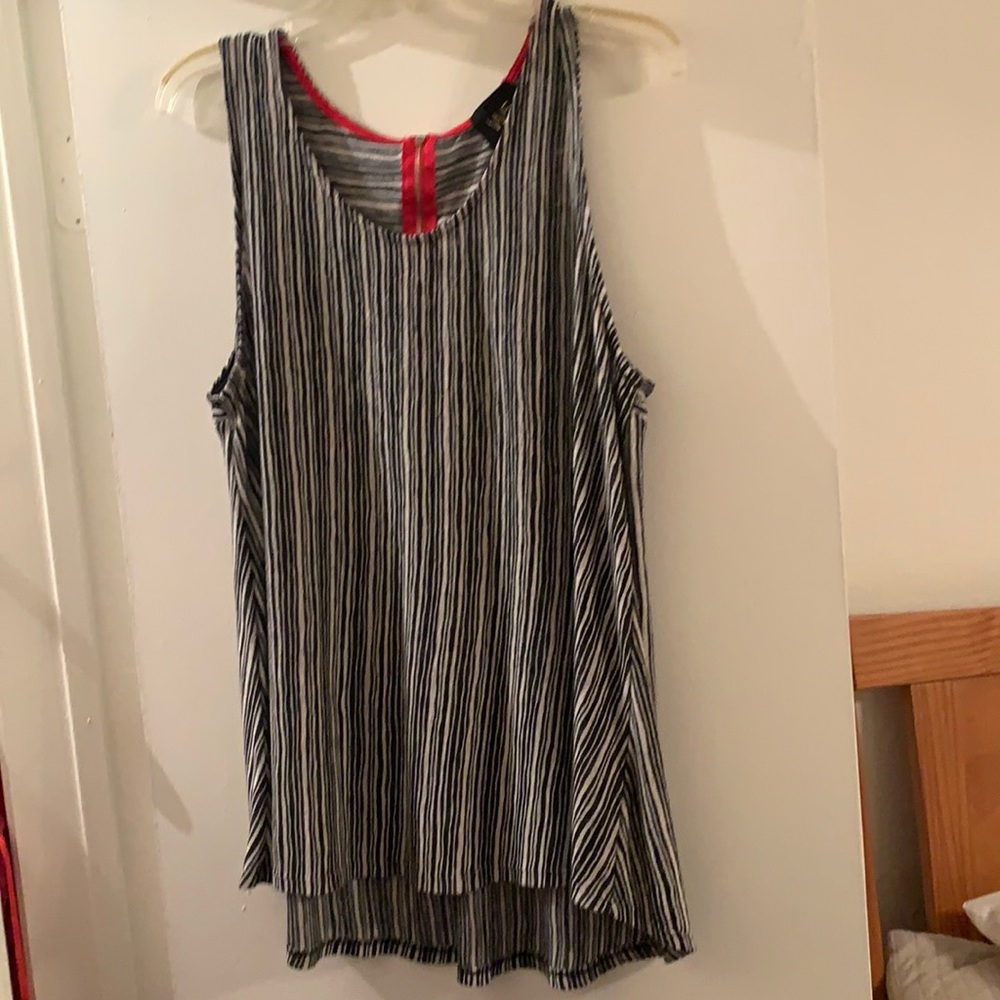W5 Striped Sleeveless blouse
